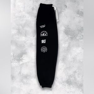 NWT Multi-Logo Joggers — Black